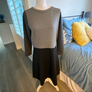 LOFT color block quilted dress - size 12